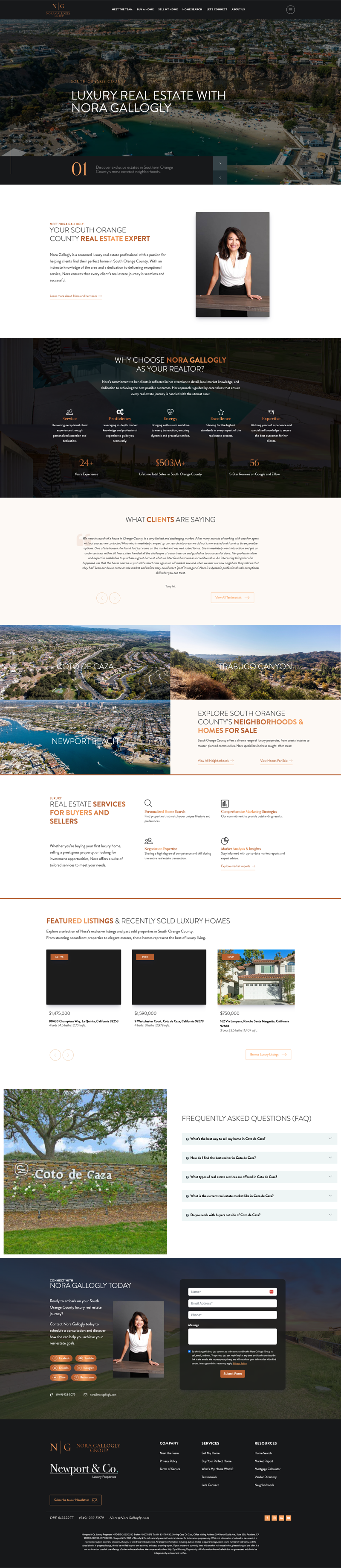 Nora Gallogly website preview